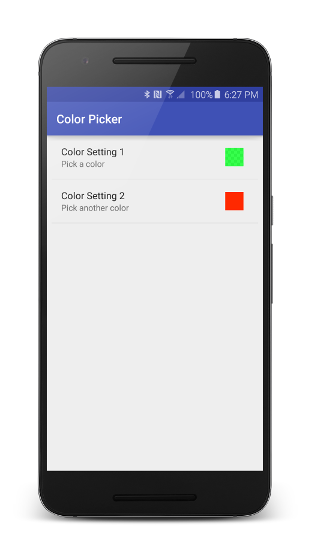 Color picker preference