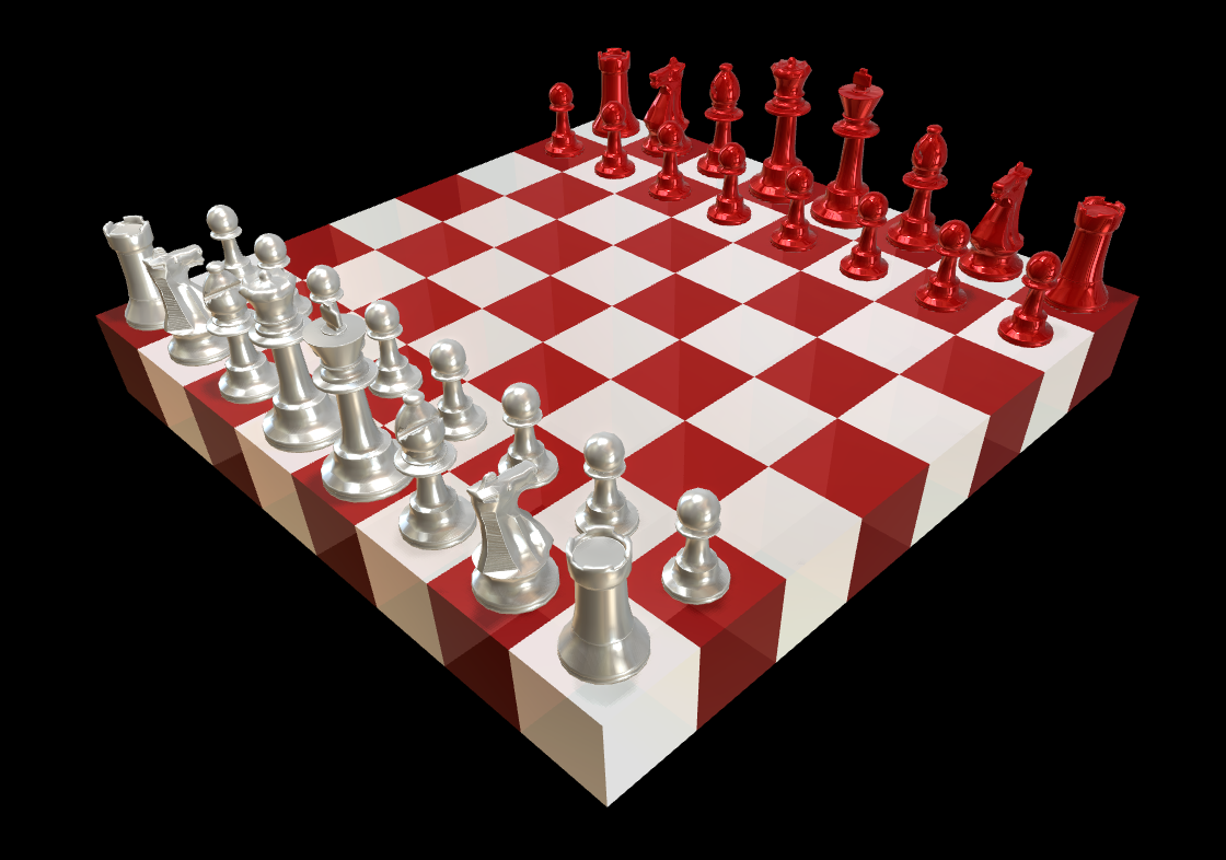 Screenshot of the chess game