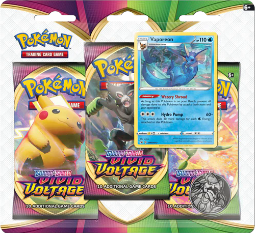Vivid Voltage 3 Pack Blister [Sobble]
