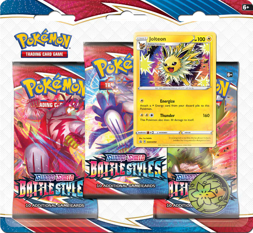 Battle Styles 3 Pack Blister [Eevee]