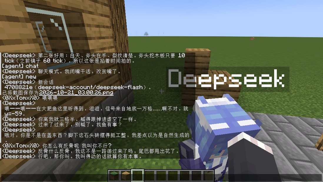 A full conversation in chat mode