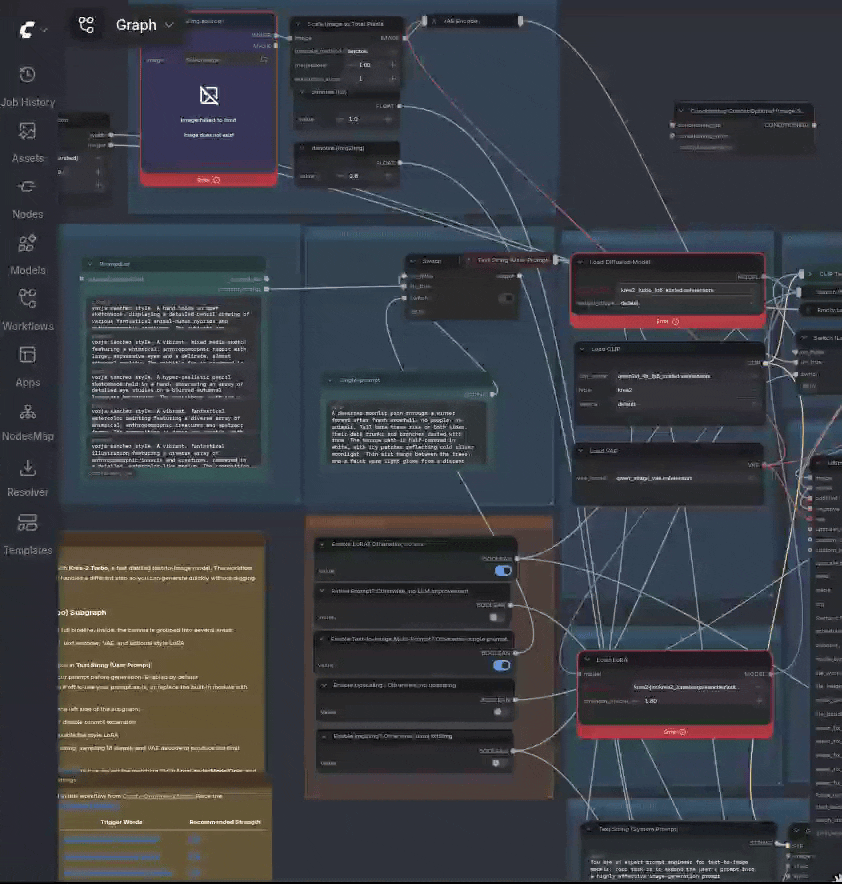 Scanning a workflow and resolving two missing models