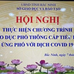 TRỰC TUYẾN HỘI NGHỊ THỰC HIỆN CHƯƠNG TRÌNH GIÁO DỤC PHỔ THÔNG CẤP TIỂU HỌC ỨNG PHÓ VỚI DỊCH COVID-19