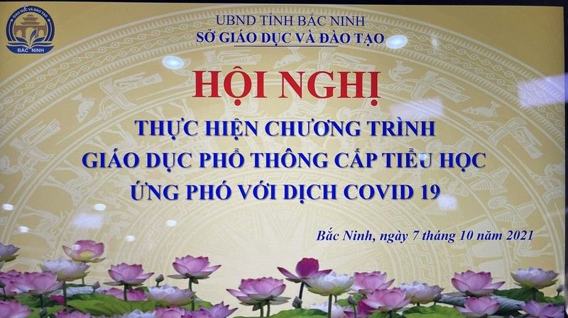 TRỰC TUYẾN HỘI NGHỊ THỰC HIỆN CHƯƠNG TRÌNH GIÁO DỤC PHỔ THÔNG CẤP TIỂU HỌC ỨNG PHÓ VỚI DỊCH COVID-19