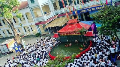 Hoạt động ngoại khoá múa rối nước