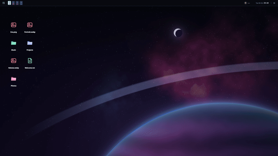 RGB glitch opening animation