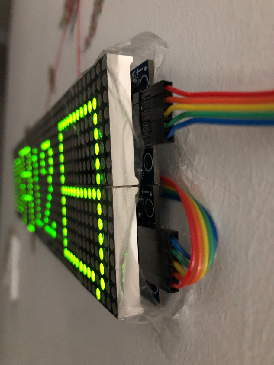 GitHub - 234369425/raspberry-max7219-clock: raspberry clock