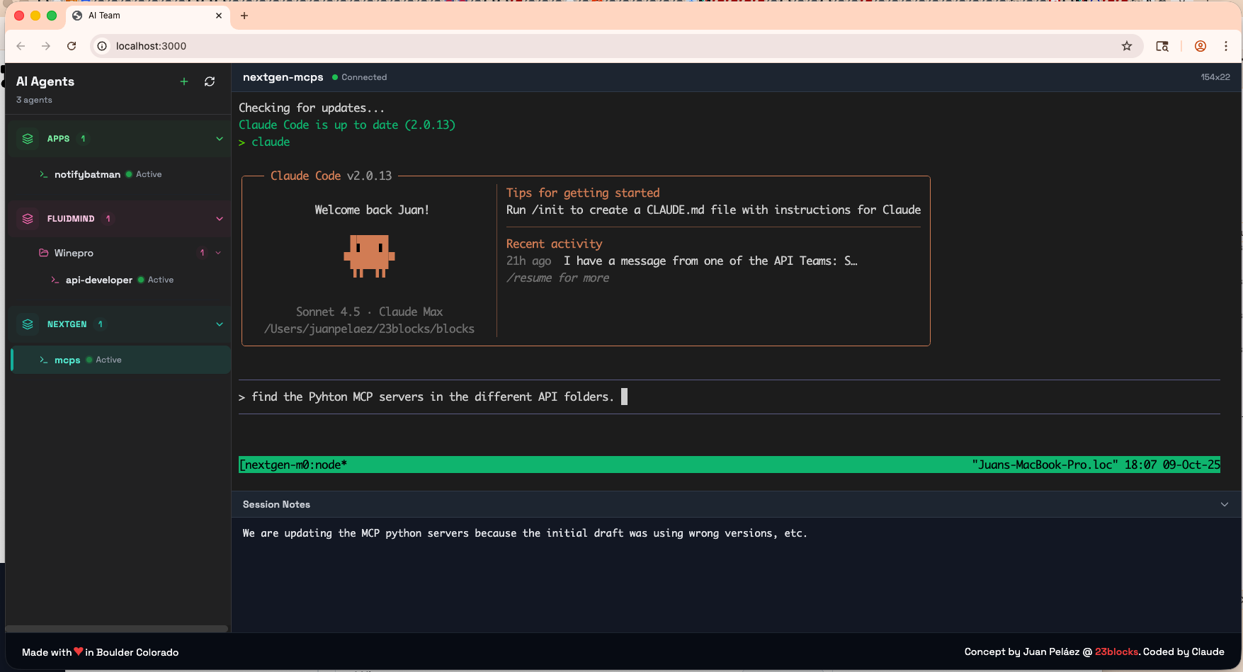 AI Maestro Dashboard