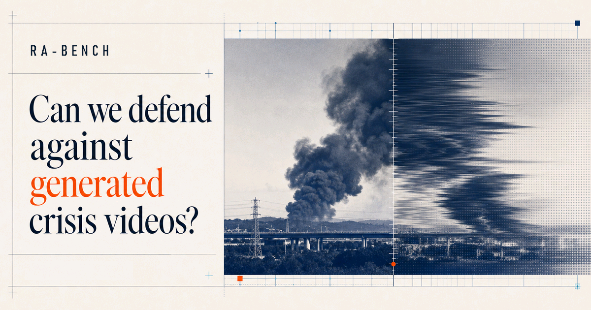 RA-Bench: Can we defend against generated crisis videos?