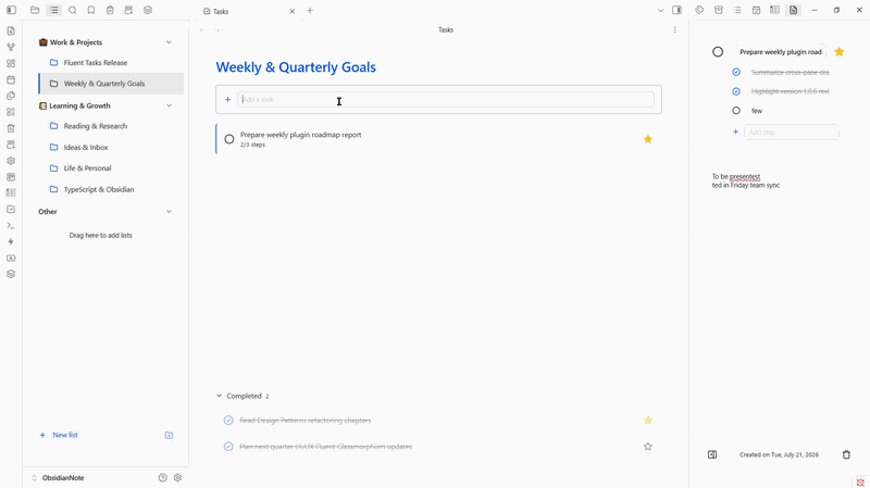 Task Details Demo