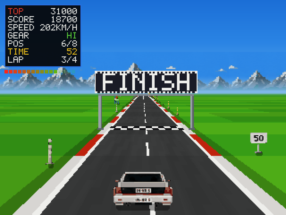 The start line