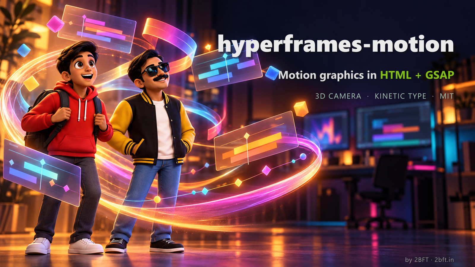 hyperframes-motion — After Effects-style motion graphics in HTML + GSAP