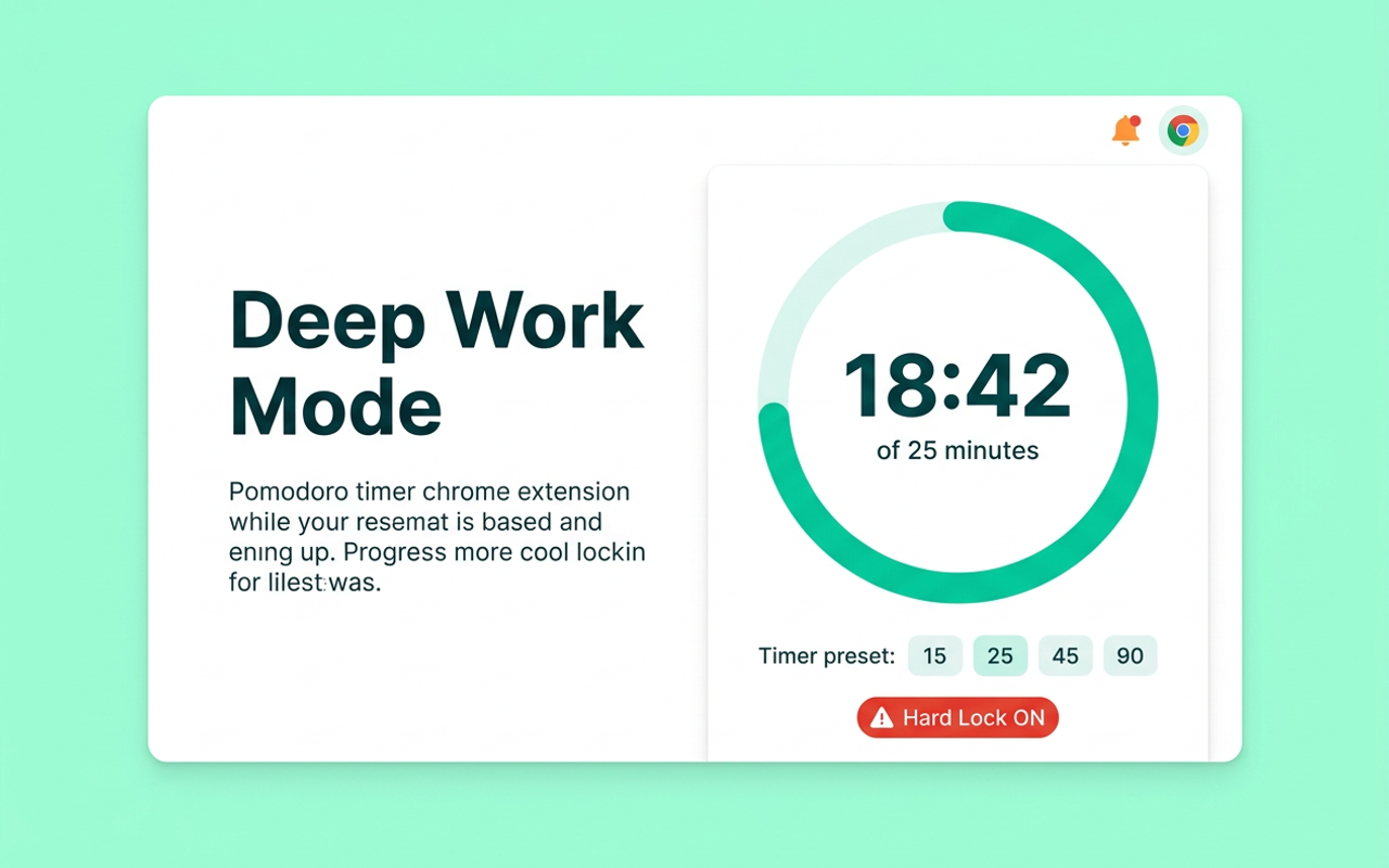 AyaMir Pomodoro timer deep work mode