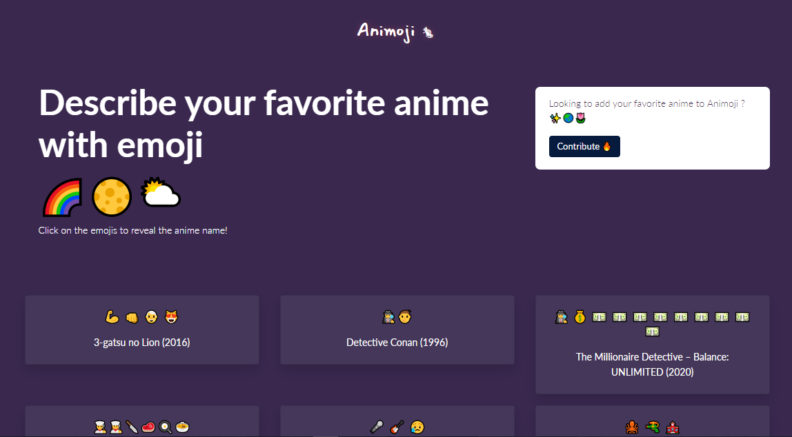 Animoji homepage image