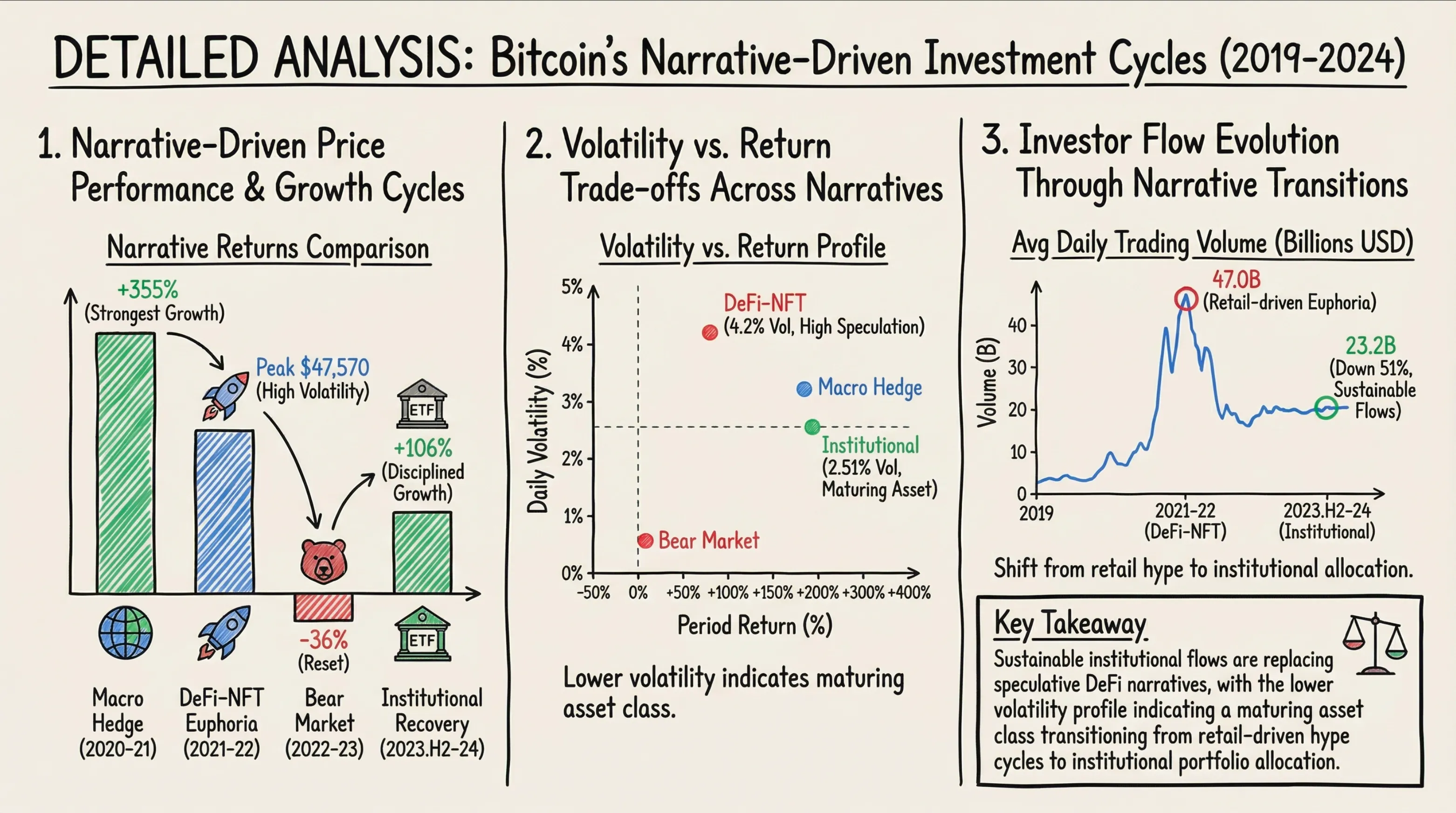 Whiteboard data analysis sketch style