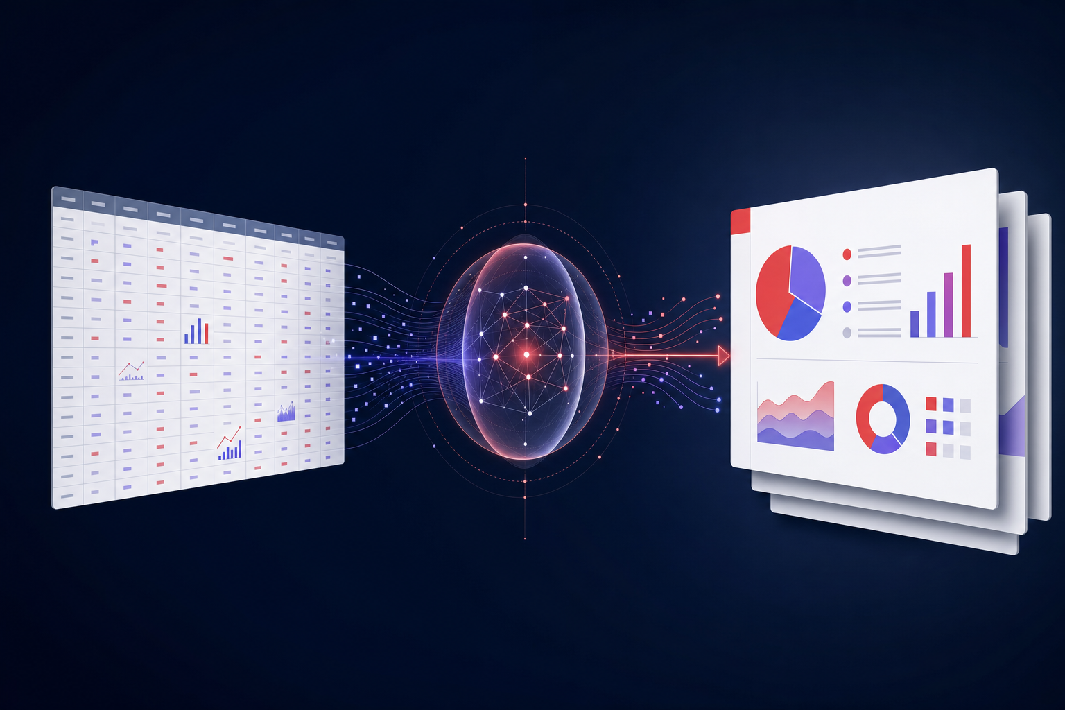 Turning a spreadsheet of data into a designed AI-generated slide deck