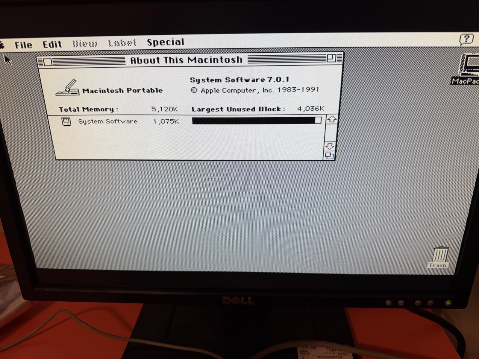 MacintoshPortable4MB RAM, from the project README