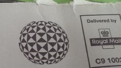 Checkball postmark