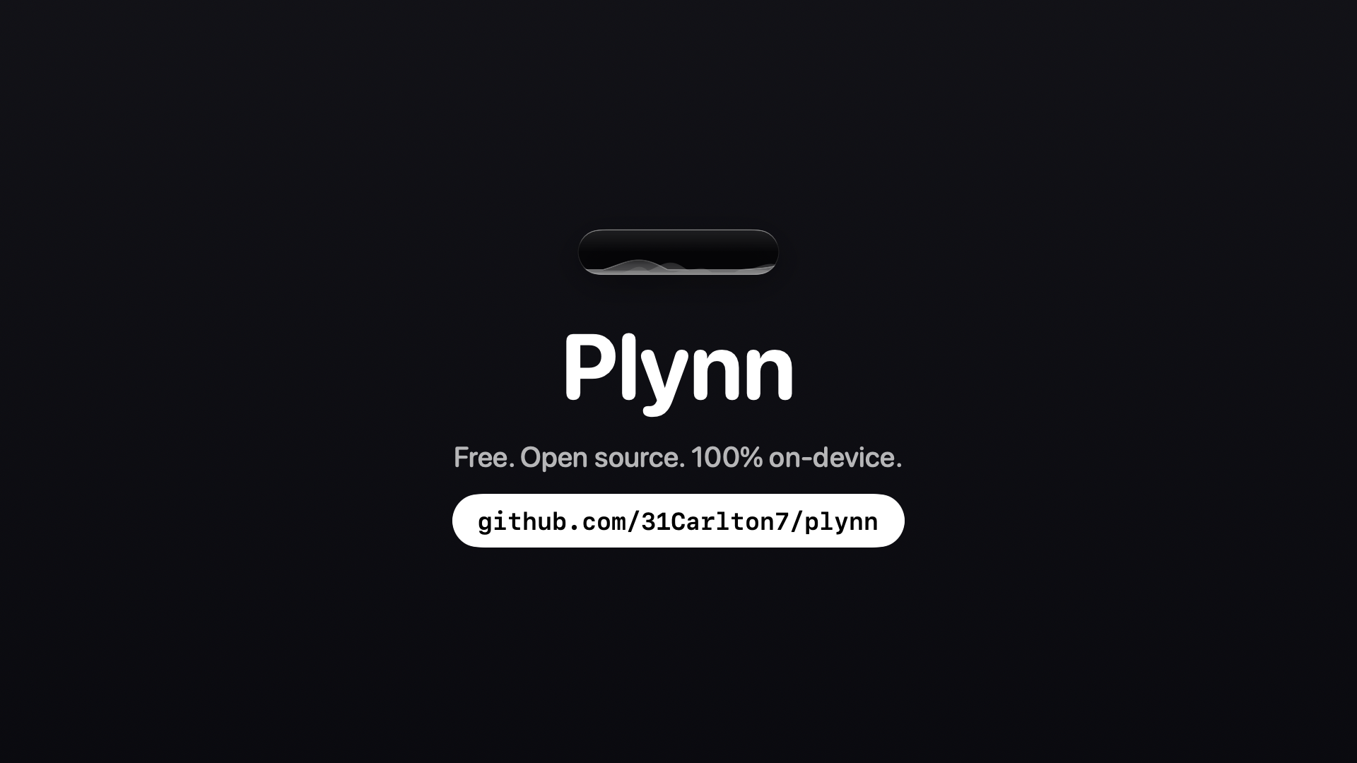 Plynn: free, open source, 100% on-device dictation