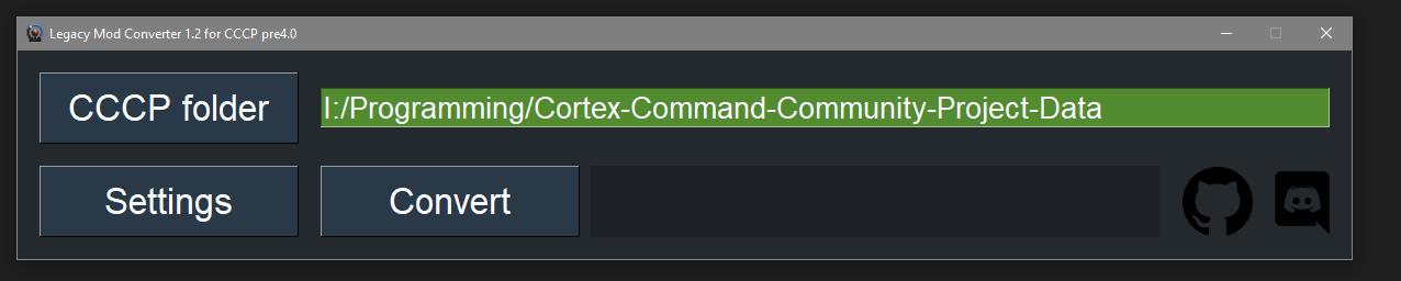 Legacy Mod Converter screenshot