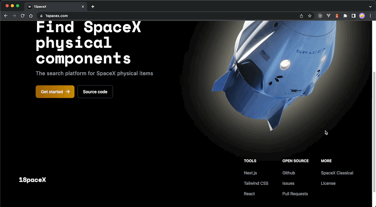 Preview of 1spaceX