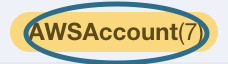 selecting an AWSAccount node
