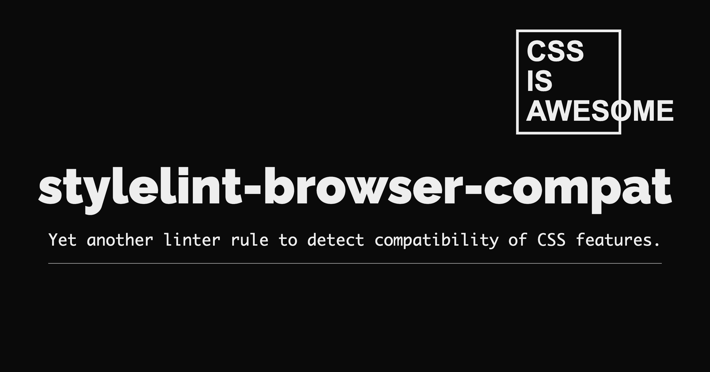 stylelint-browser-compat