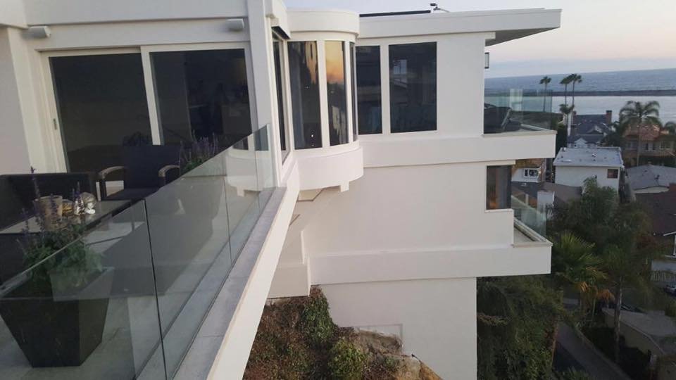 Modern house outdoor residential painting — Lunar Painting Orange County