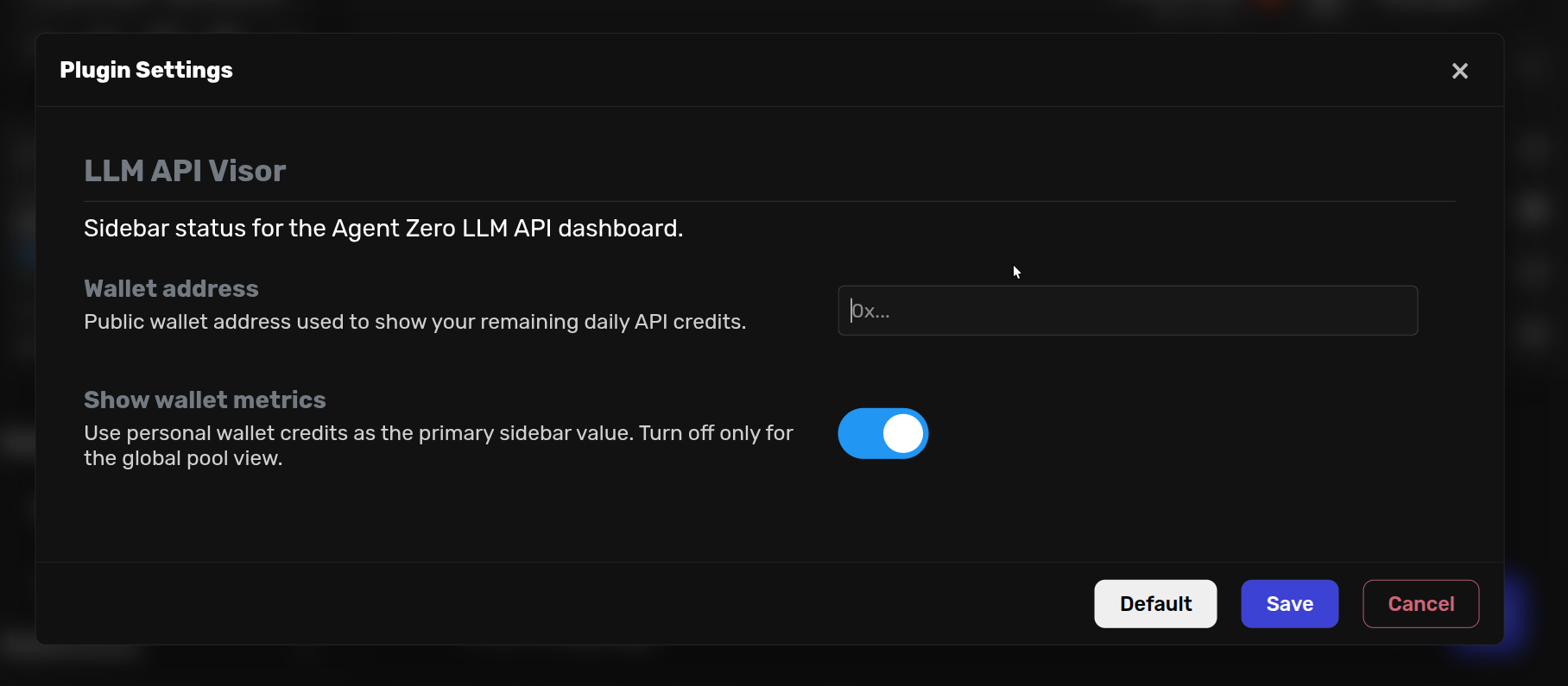 LLM API Visor screenshot 2