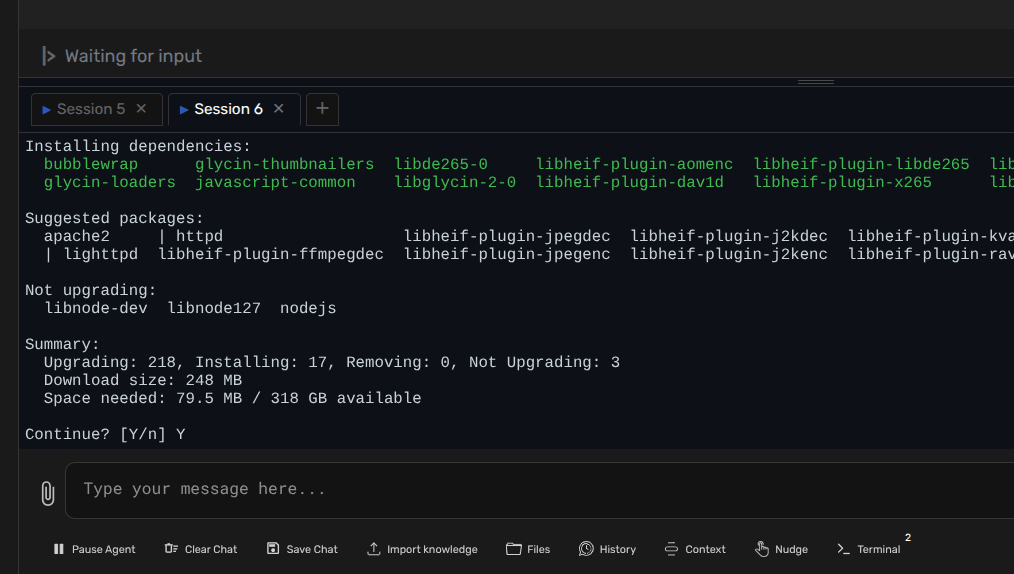 Docker Terminal screenshot 2