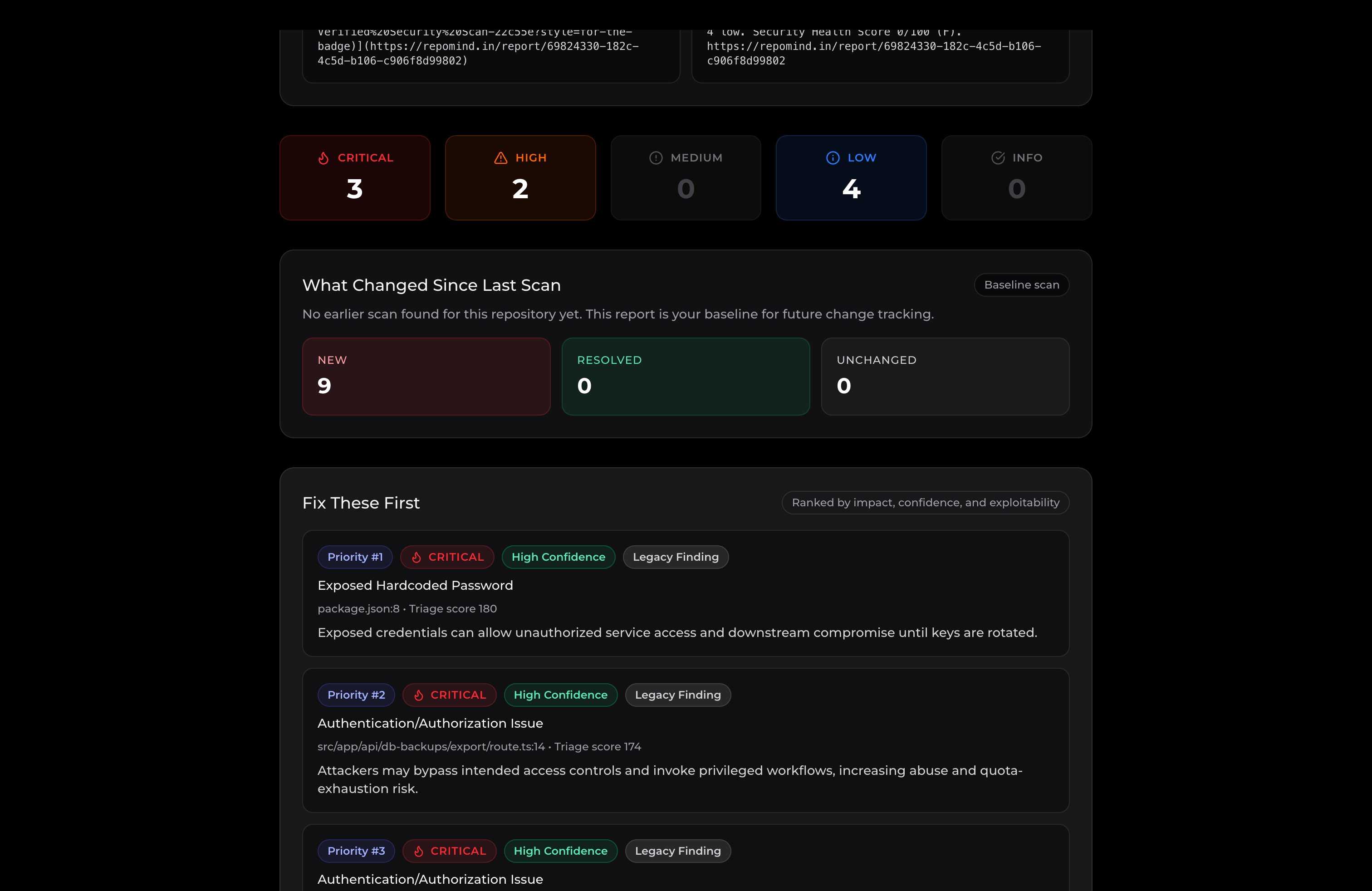 Security Report