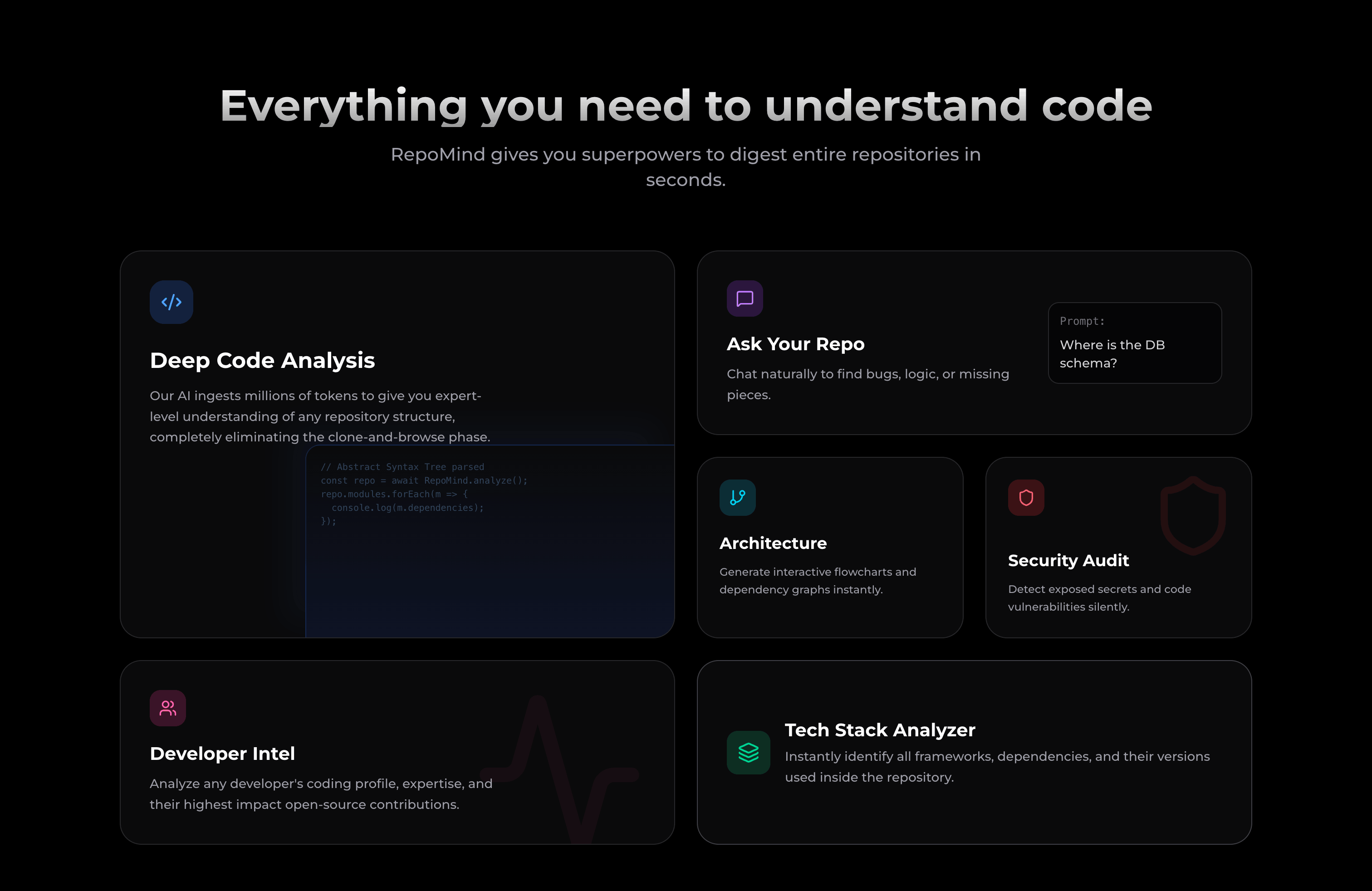 RepoMind Capabilities