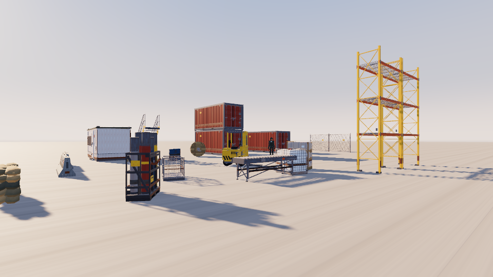 Warehouse FPS screenshot