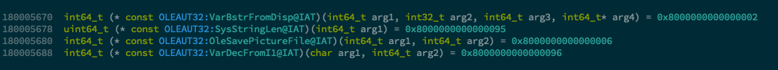 IAT with resolved ordinals