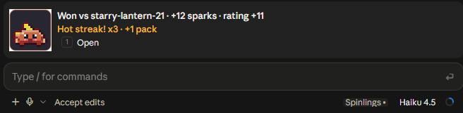 Duel win and streak reward