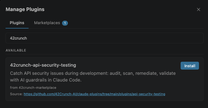 Plugin Search