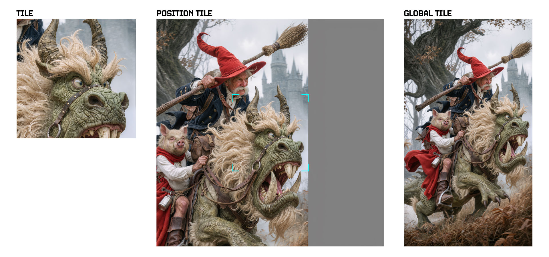 Tile grid example