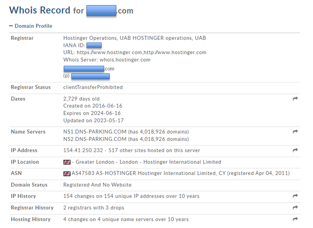 Whois Record