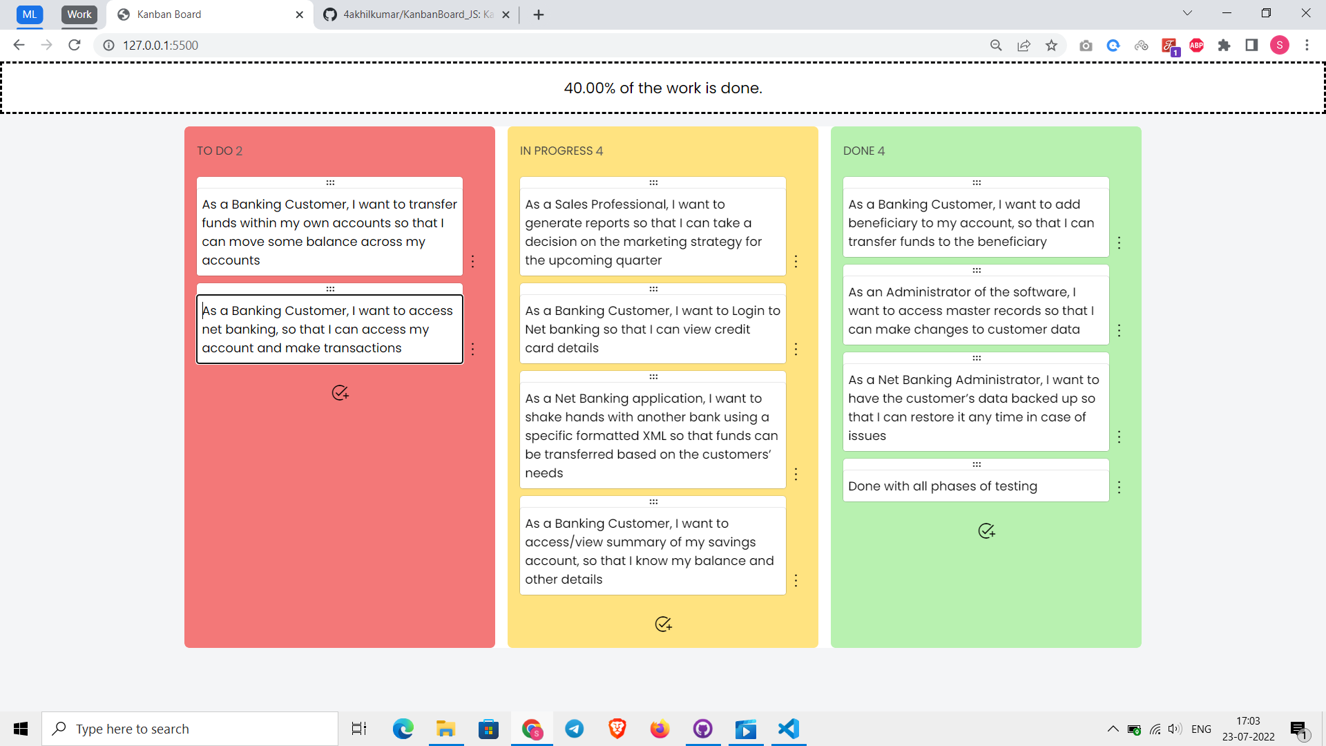 GitHub - 4akhilkumar/KanbanBoard_JS: Kanban board using JavaScript