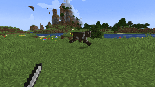 A couple of Hatsune Mikus v4 Hunting a cow