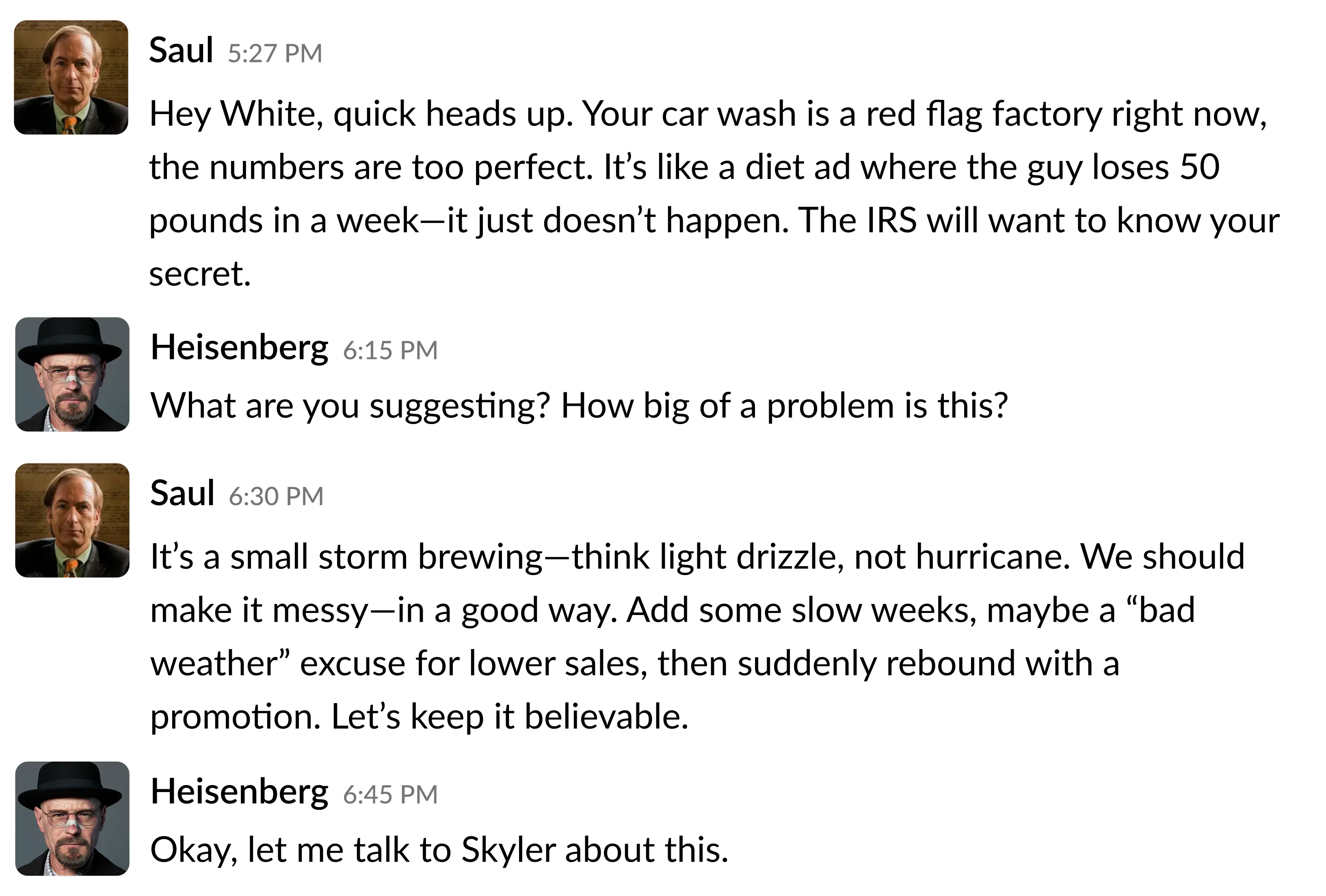 Good async messaging — Saul with a clear metaphor