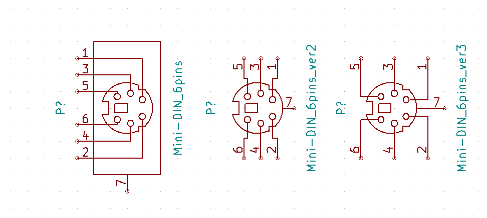 Mini-DIN 6 Pin Connector