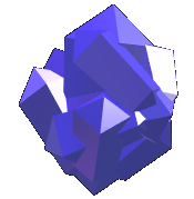 Blue Sparkling Crystal