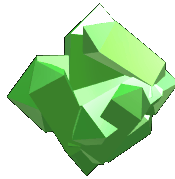 Green Sparkling Crystal