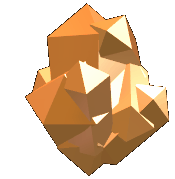 Orange Sparkling Crystal