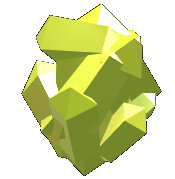 Yellow Sparkling Crystal