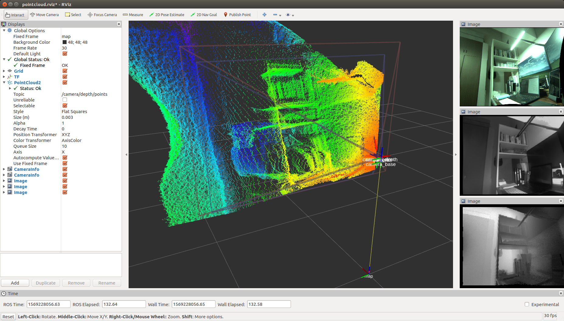 RViz PointCloud.launch