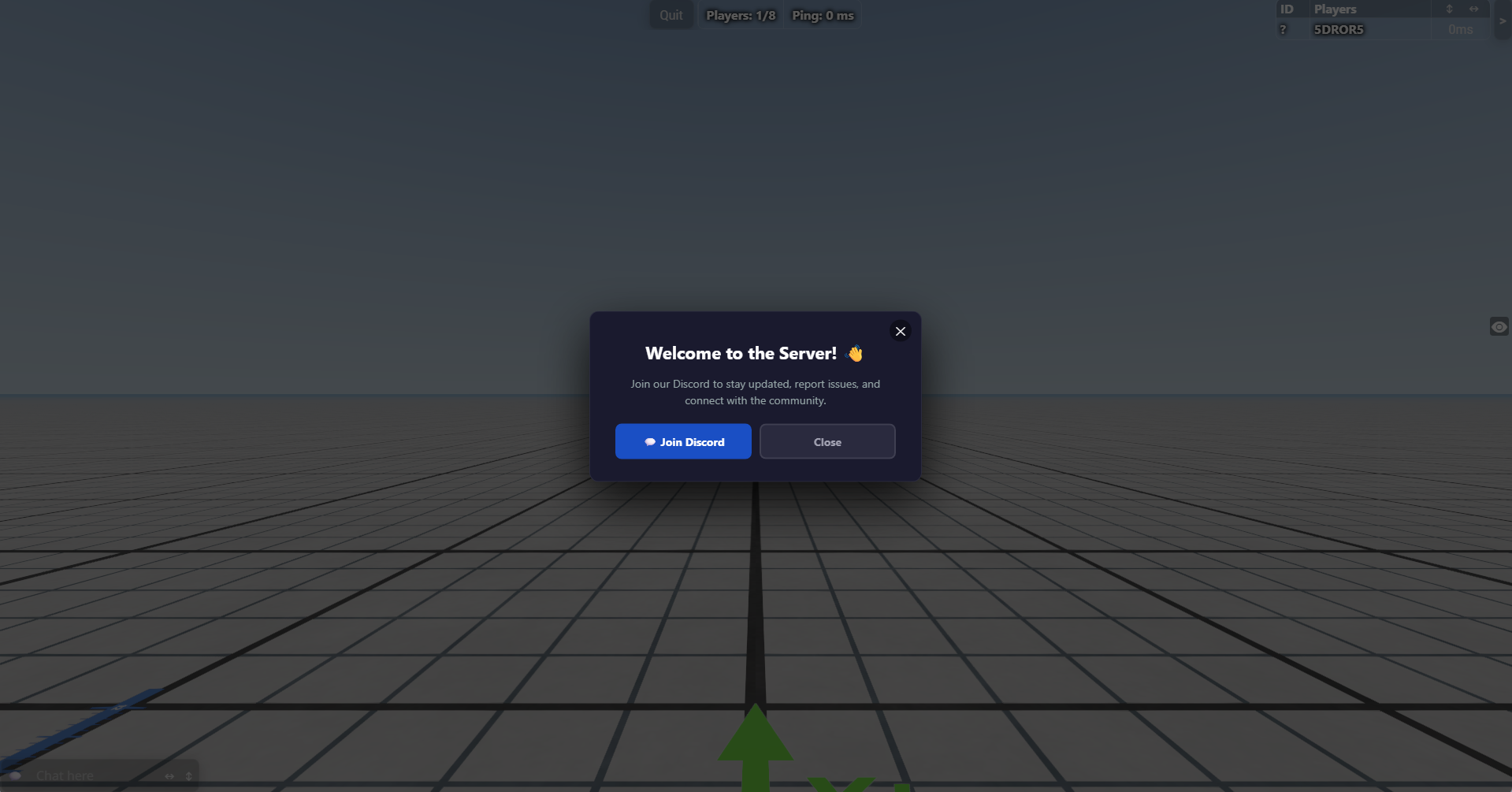 ServerWelcome preview