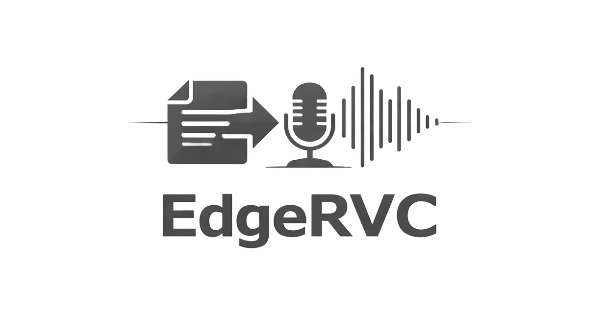 GitHub - 5SRT7/EdgeRVC: EdgeRVC is a lightweight toolkit that combines ...