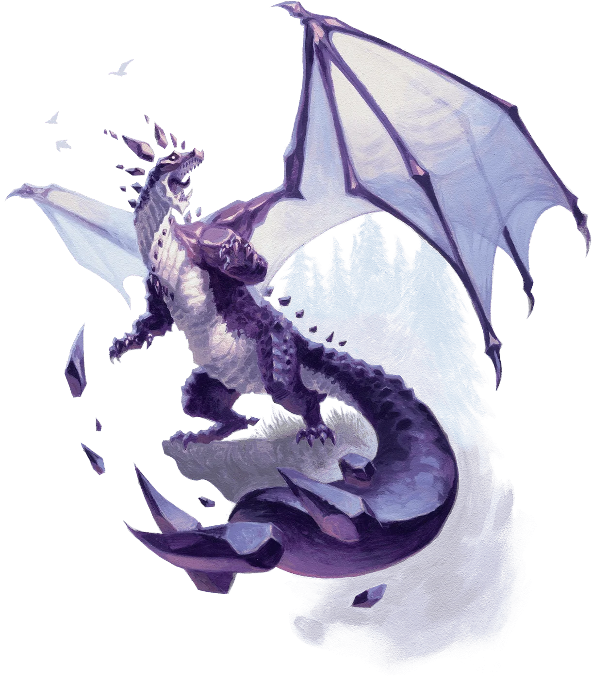 Amethyst Dragon Wyrmling